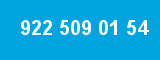 922 509 01 54 922 509 01 54